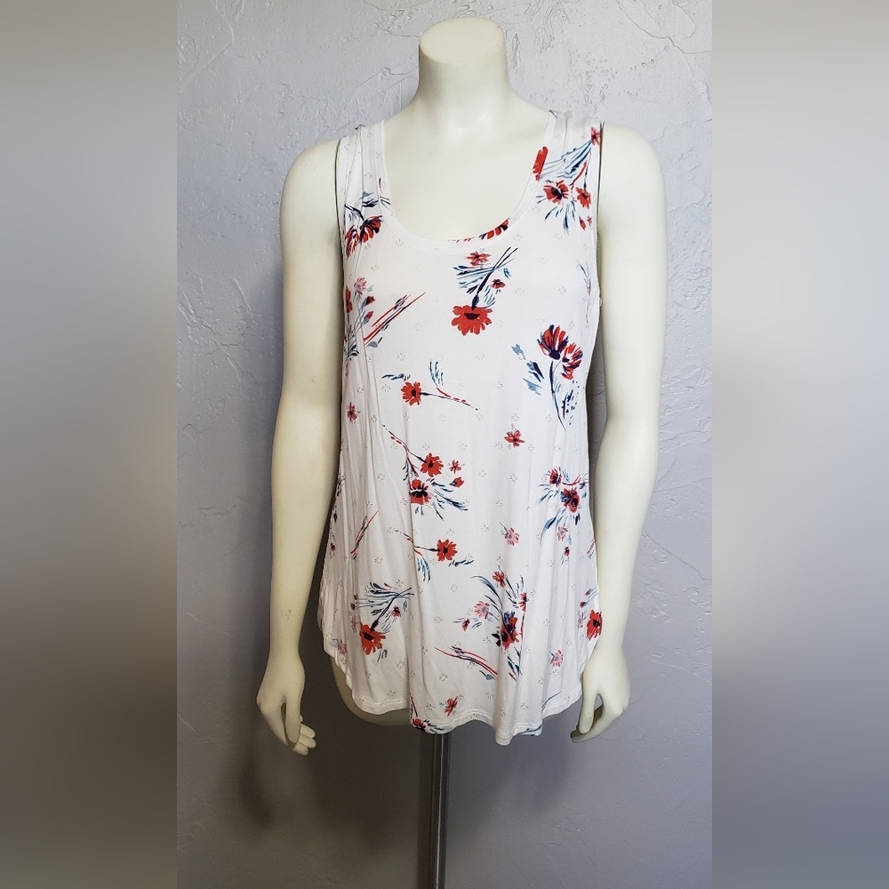 Maurice 24/7 white floral tank top